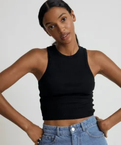 ALOHAS Clothing Lift Top Black