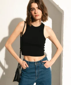 ALOHAS Clothing Lift Top Black