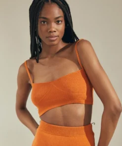 ALOHAS Limelight Top Clementine Orange Clothing