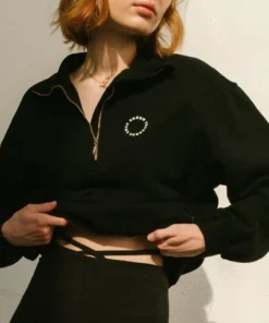 ALOHAS Macchiato Sweatshirt Black Clothing