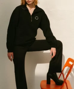 ALOHAS Macchiato Sweatshirt Black Clothing