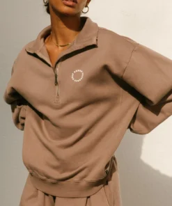 ALOHAS Clothing Macchiato Sweatshirt Nutmeg Brown