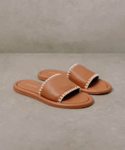 ALOHAS Malibu Crochet Tan Ivory Shoes