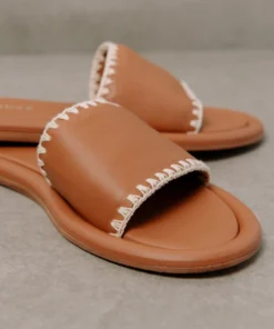 ALOHAS Malibu Crochet Tan Ivory Shoes