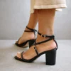 ALOHAS Shoes Manhattan Black Sandal
