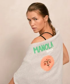 TheManola Manola Beach By Belen Hoodie Grey Melange