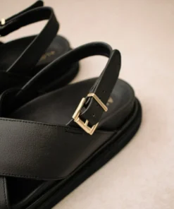 ALOHAS Marshmallow Cactus Black Shoes