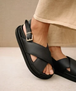 ALOHAS Marshmallow Cactus Black Shoes