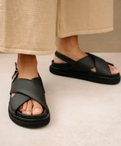 ALOHAS Marshmallow Cactus Black Shoes