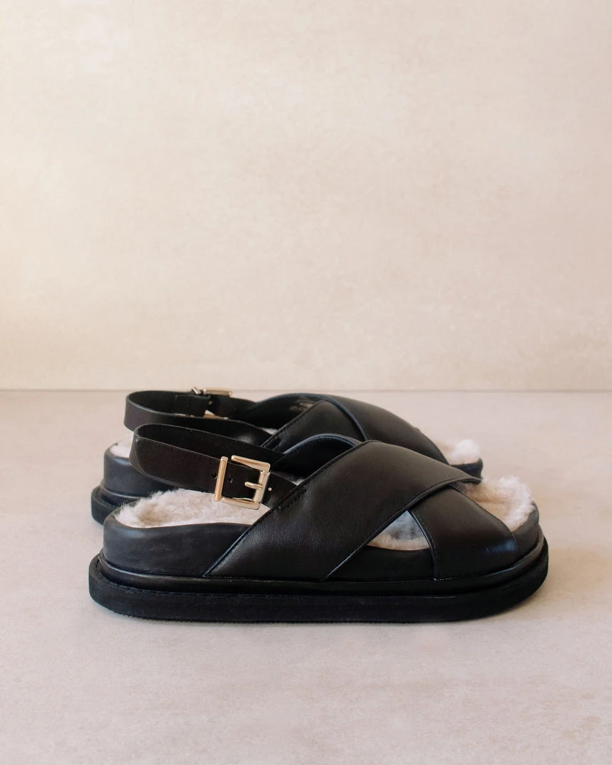 ALOHAS Marshmallow Furry Black 9 ALOHAS Marshmallow Furry Black