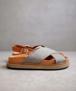 ALOHAS Marshmallow Harris Check Tan Shoes