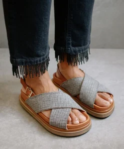 ALOHAS Marshmallow Harris Check Tan Shoes