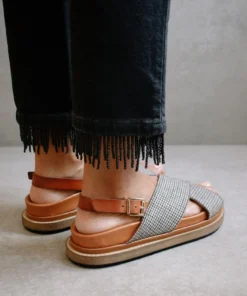 ALOHAS Marshmallow Harris Check Tan Shoes