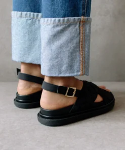 ALOHAS Shoes Marshmallow Quilted Black