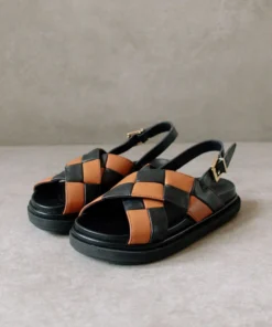 ALOHAS Marshmallow Scacchi Black Tan Shoes