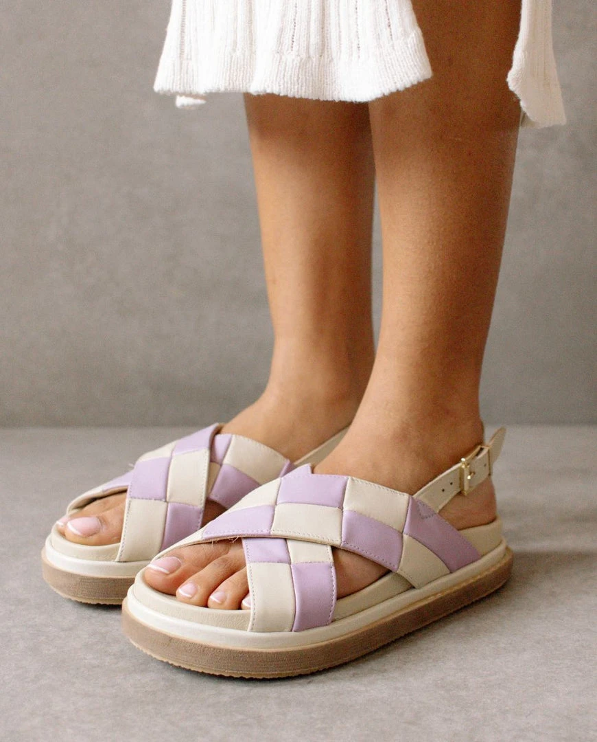 ALOHAS Marshmallow Scacchi Ivory Mauve 5 ALOHAS Marshmallow Scacchi Ivory Mauve