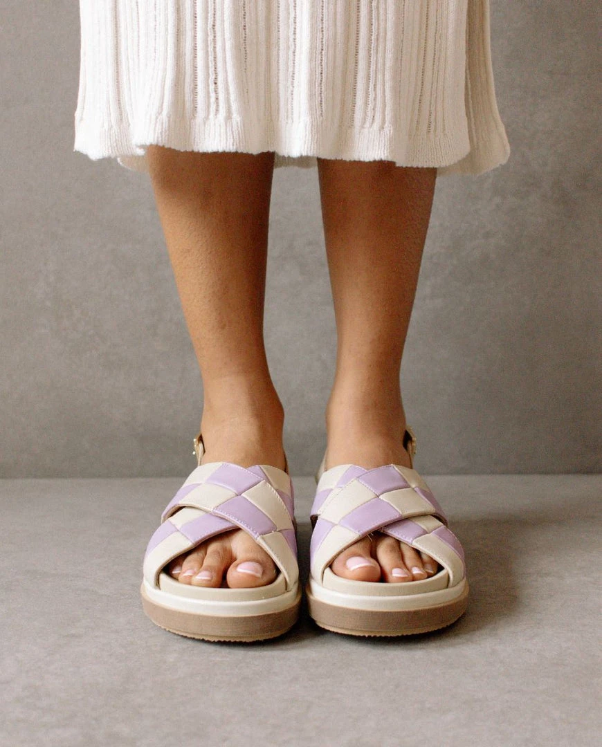 ALOHAS Marshmallow Scacchi Ivory Mauve 7 ALOHAS Marshmallow Scacchi Ivory Mauve