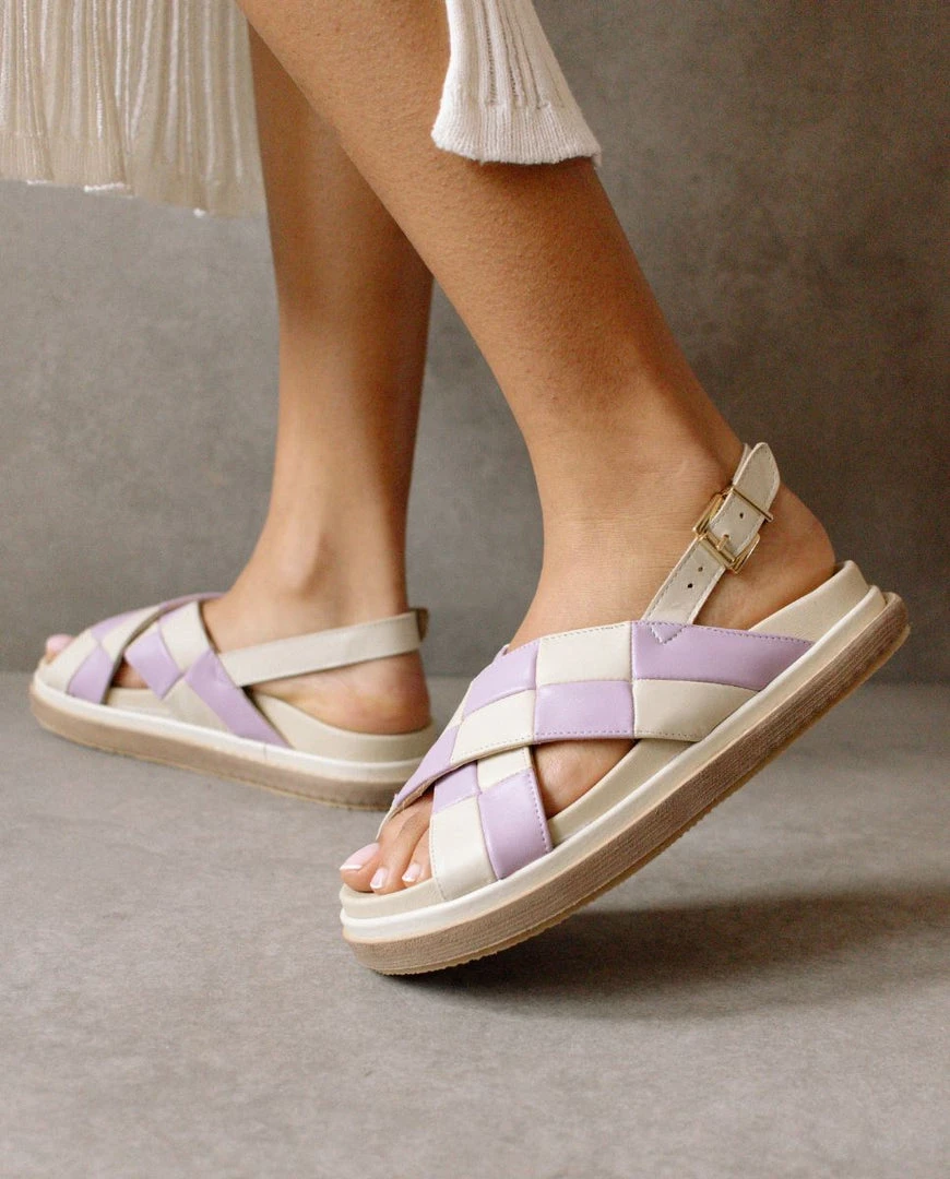 ALOHAS Marshmallow Scacchi Ivory Mauve 1 ALOHAS Marshmallow Scacchi Ivory Mauve