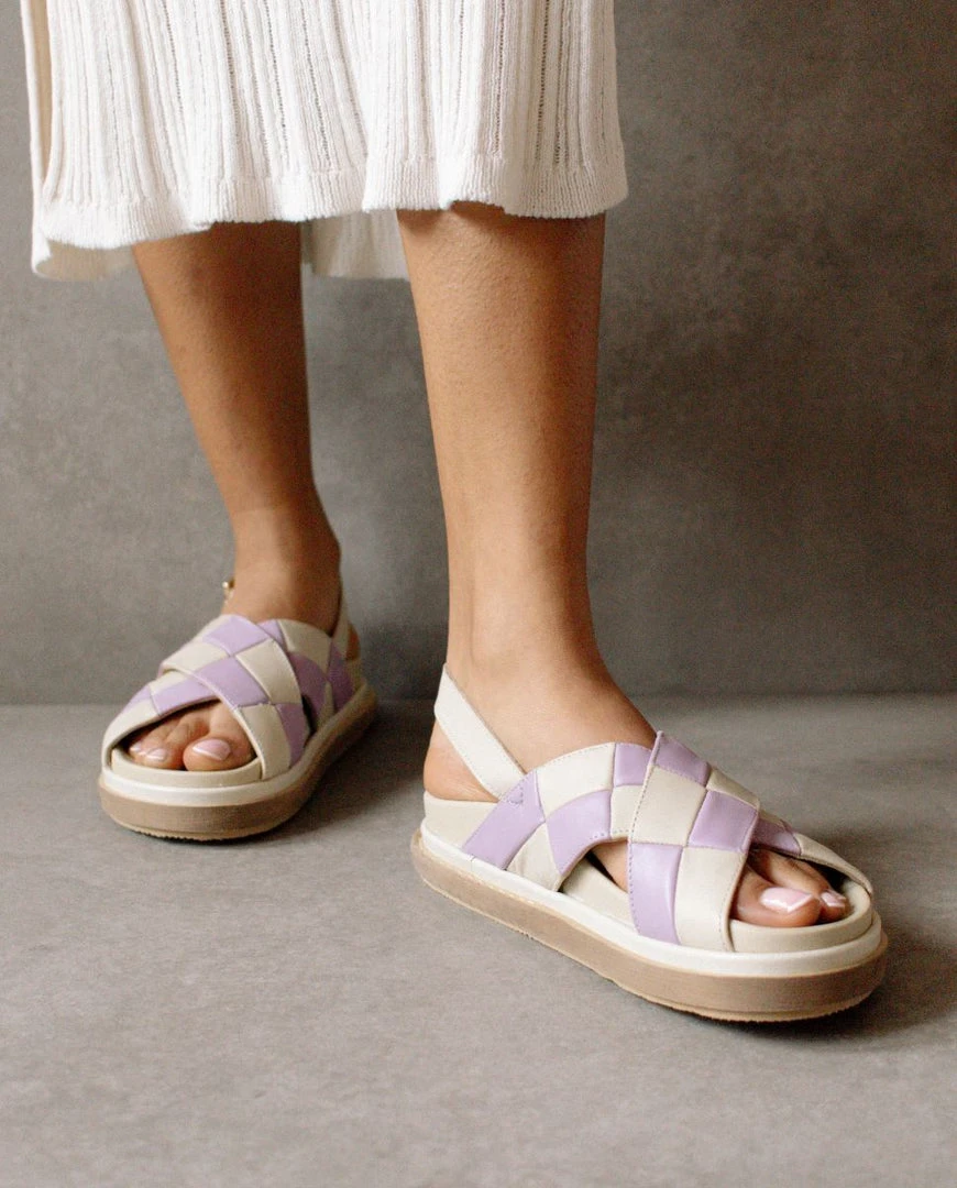 ALOHAS Marshmallow Scacchi Ivory Mauve 8 ALOHAS Marshmallow Scacchi Ivory Mauve