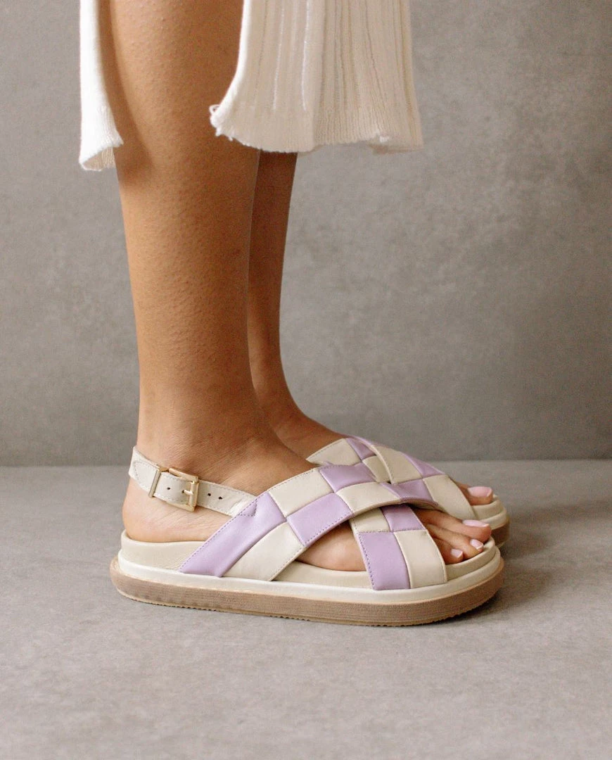 ALOHAS Marshmallow Scacchi Ivory Mauve 6 ALOHAS Marshmallow Scacchi Ivory Mauve