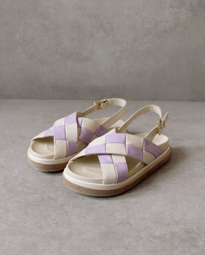 ALOHAS Marshmallow Scacchi Ivory Mauve 12 ALOHAS Marshmallow Scacchi Ivory Mauve