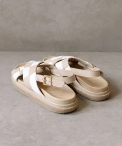 ALOHAS Marshmallow Scacchi Stone Beige Ivory Shoes