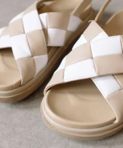 ALOHAS Marshmallow Scacchi Stone Beige Ivory Shoes