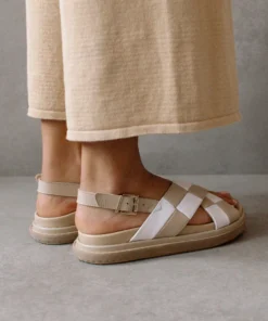 ALOHAS Marshmallow Scacchi Stone Beige Ivory Shoes