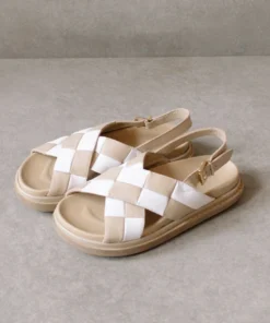 ALOHAS Marshmallow Scacchi Stone Beige Ivory Shoes