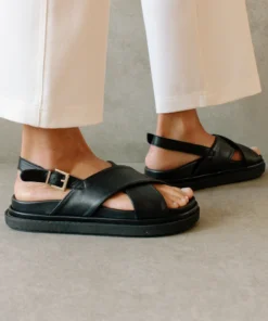 ALOHAS Marshmallow Total Black Shoes