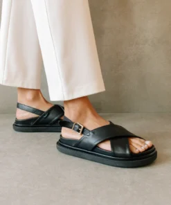 ALOHAS Marshmallow Total Black Shoes