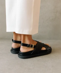 ALOHAS Marshmallow Total Black Shoes