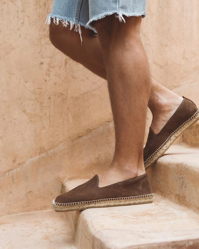 Åpoint Men Espadrilles Suede Brown Shoes 6 Åpoint Men Espadrilles Suede Brown Shoes