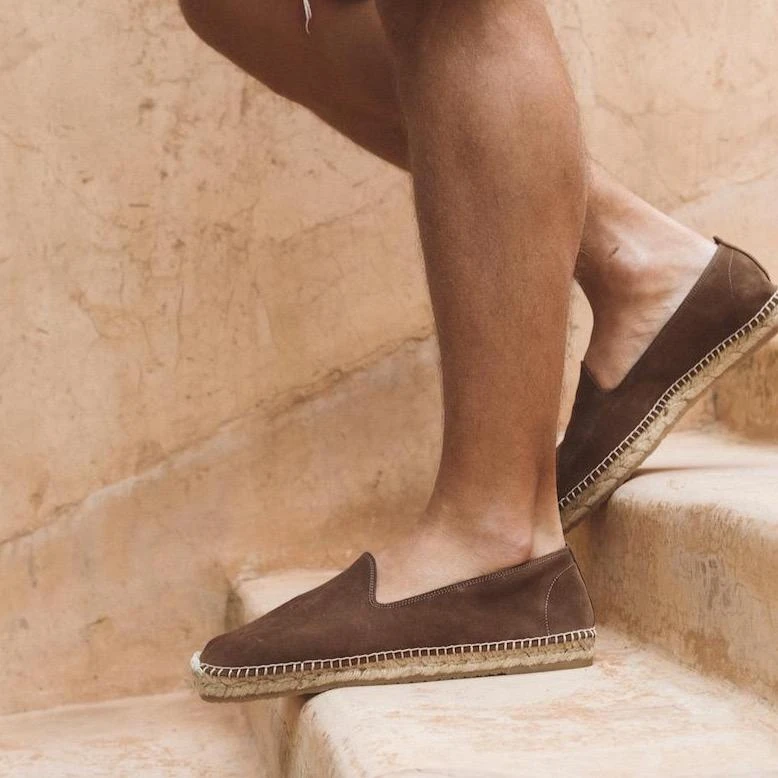 Åpoint Men Espadrilles Suede Brown Shoes 3 Åpoint Men Espadrilles Suede Brown Shoes