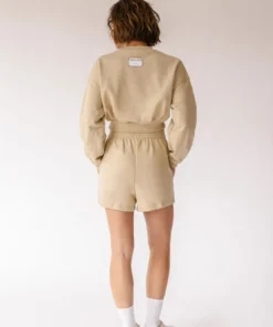 TheManola Clothing Menina Crop Sweatshirt Granola