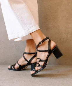 SVEGAN Mick Black Sandals Shoes