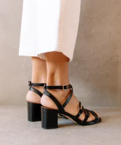 SVEGAN Mick Black Sandals Shoes