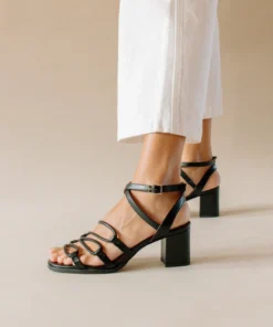SVEGAN Mick Black Sandals Shoes