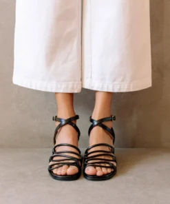 SVEGAN Mick Black Sandals Shoes