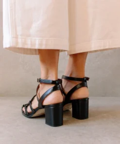 SVEGAN Mick Black Sandals Shoes