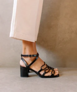 SVEGAN Mick Black Sandals Shoes