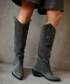 ALOHAS Shoes Mount Suede Pine Grove Green