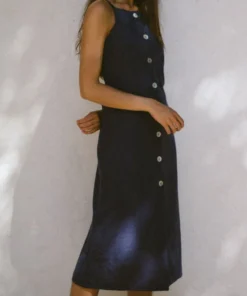 ALOHAS Clothing Nanny Dress Navy