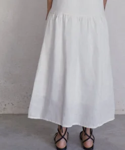ALOHAS Clothing Naturalist Off White Dress