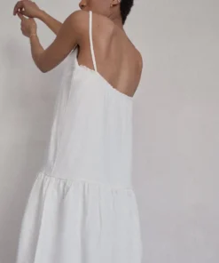 ALOHAS Clothing Naturalist Off White Dress