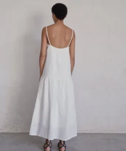 ALOHAS Clothing Naturalist Off White Dress