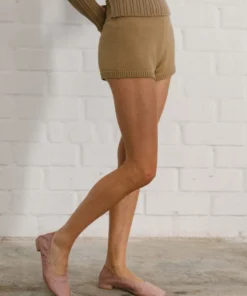 ALOHAS Clothing Nice Knit Short Camel 9 ALOHAS Clothing Nice Knit Short Camel