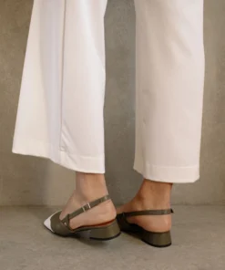 ALOHAS Shoes Noah Dusty Olive Bright White