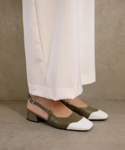 ALOHAS Shoes Noah Dusty Olive Bright White