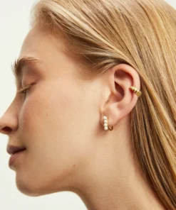 ALOHAS Orion Pearl Earrings Gold